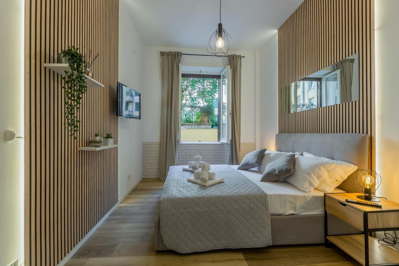 Imperium House - Appartamento Con Giardino Privato, 3 Minuti Da Metro Piazza Bologna, A-C, 로마 외부 사진
